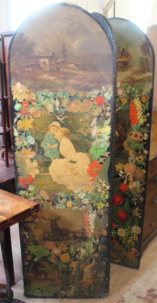 Scrapwork  3-fold screen